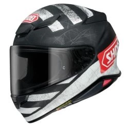 Discount 🔥 Shoei NXR2 Scanner TC5 Helmet - Black White Red - Large 🎉