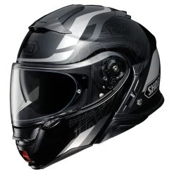 Hot Sale 🛒 Shoei Neotec II MM93 2-Way TC-5 Helmet - Black/Silver - S 🥰